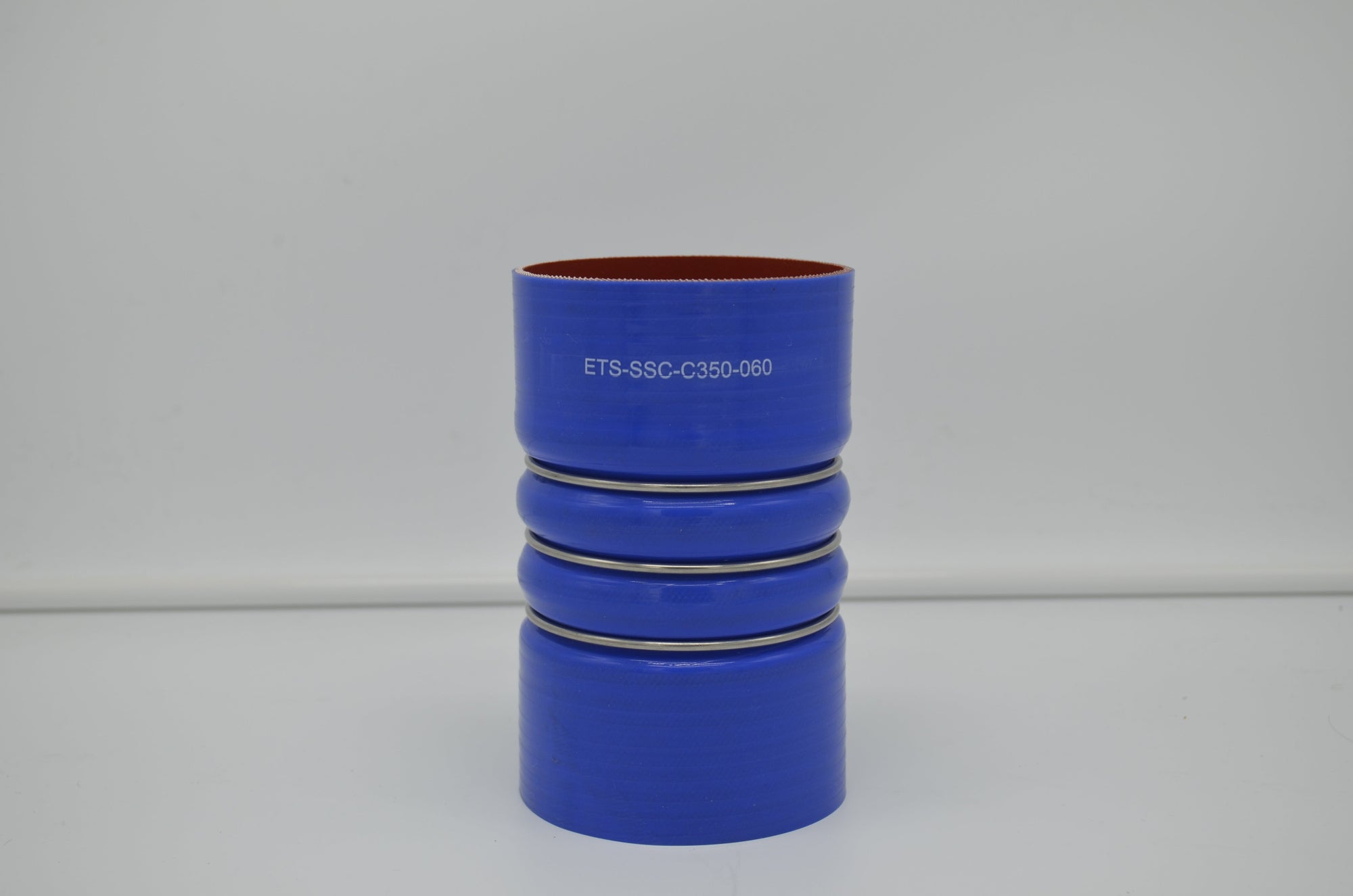 Silicone Straight Hump Coupler Hose with Wire Reinforcement - 3.50" ID x 6.0"