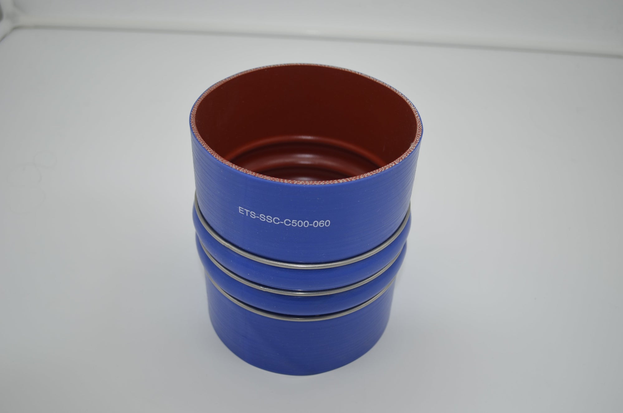 Silicone Straight Hump Coupler Hose with Wire Reinforcement - 5.00" ID x 6.0"