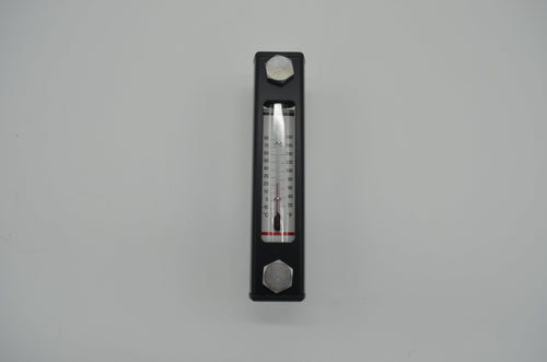 Fluid Level Indicator Gauge with Thermometer - 127mm Bolt Spacing