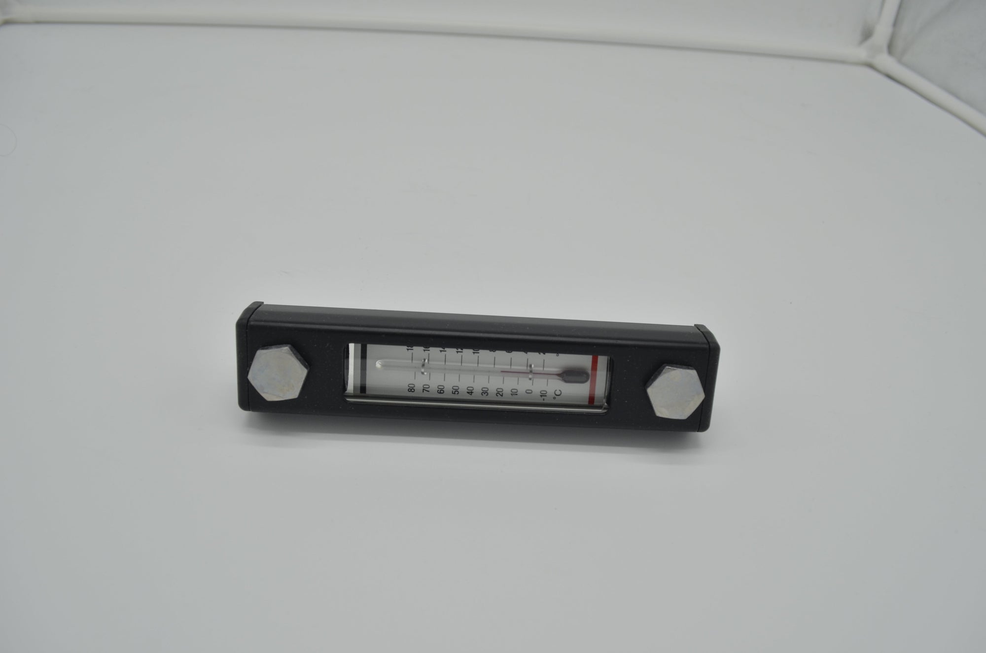 Fluid Level Indicator Gauge with Thermometer - 127mm Bolt Spacing