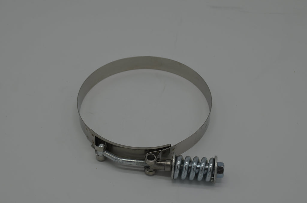Spring-Loaded T-Bolt Clamp for Silicone Hoses - 5.25" to 5.56"