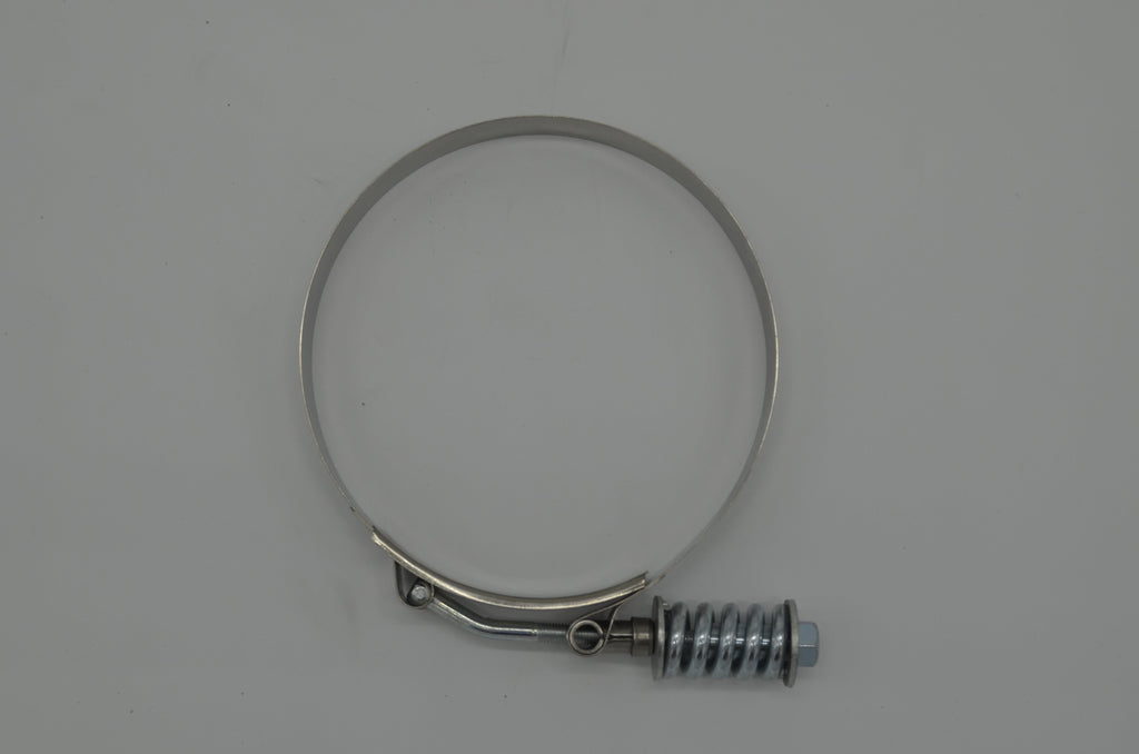 Spring-Loaded T-Bolt Clamp for Silicone Hoses - 5.25" to 5.56"